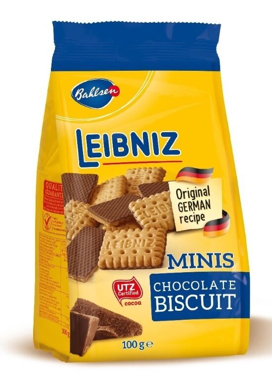Šokolādes cepumi BAHLSEN Leibniz Minis, 100g